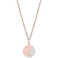 Xenox Damen Halskette Power Tower mit Ying-Yang Anhänger XS3457RK Xenox Damen Halskette Power Tower mit Ying-Yang Anhänger XS3457RK