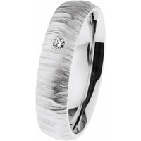 Ernstes Design Damen Trauring mit Diamant Größe 55 Silber R634-55 Ernstes Design Damen Trauring mit Diamant Größe 55 Silber R634-55