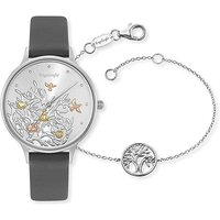 Engelsrufer Damen Uhr Set Lebensbaum Leder grau ERWO-TREE-03 Engelsrufer Damen Uhr Set Lebensbaum Leder grau ERWO-TREE-03