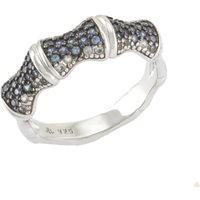 Saphire Bambus Ring 925/00 Sterlingsilber Saphire Bambus Ring 925/00 Sterlingsilber