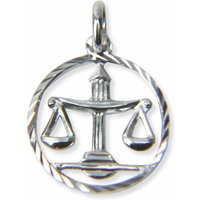 Unisex Anhänger Sternzeichen Waage ⌀15mm SIlber 28.1236.R Unisex Anhänger Sternzeichen Waage ⌀15mm SIlber 28.1236.R