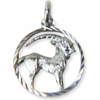 Unisex Anhänger Sternzeichen Steinbock ⌀15mm Silber 28.1239.R Unisex Anhänger Sternzeichen Steinbock ⌀15mm Silber 28.1239.R