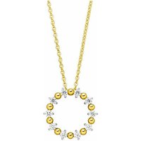 Viventy Damenkette mit Zirkonia Ring-Anhänger Gelbgold 784882 Viventy Damenkette mit Zirkonia Ring-Anhänger Gelbgold 784882