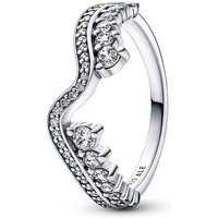 Damen Sparkling Asymmetric Wave Ring 192543C01-54 Damen Sparkling Asymmetric Wave Ring 192543C01-54