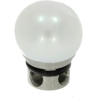 Ringkopf weiße Perle Kopfhöhe 1mm Ringkopf weiße Perle Kopfhöhe 1mm