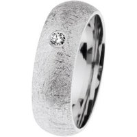 Ernstes Design Damen Trauring mit Diamant Breit Größe 55 Silber R624-55 Ernstes Design Damen Trauring mit Diamant Breit Größe 55 Silber R624-55