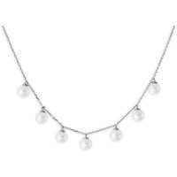 Xenox Damen Halskette Velvet Garden mit Perlen Anhänger 43cm Silber XS5364 Xenox Damen Halskette Velvet Garden mit Perlen Anhänger 43cm Silber XS5364