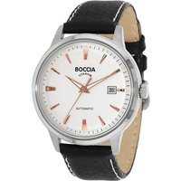 Boccia Herren-Armbanduhr Analog Automatik Leder 3586-03 Boccia Herren-Armbanduhr Analog Automatik Leder 3586-03