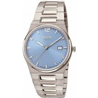 Boccia Herrenuhr Analoguhr mit Edelstahlband Silber 3661-01 Boccia Herrenuhr Analoguhr mit Edelstahlband Silber 3661-01