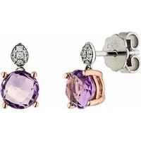 Elaine Firenze Ohrringe 14ct. Weiß/Roségold 75033970E/3 Elaine Firenze Ohrringe 14ct. Weiß/Roségold 75033970E/3