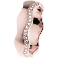 Ernstes Design Damen Wellenring Zirkonia Reihe Größe 57 Rosegold R559-57 Ernstes Design Damen Wellenring Zirkonia Reihe Größe 57 Rosegold R559-57