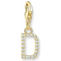 Thomas Sabo Damen Zirkonia Charm Buchstabe D Gelbgold 1967-414-14 Thomas Sabo Damen Zirkonia Charm Buchstabe D Gelbgold 1967-414-14