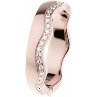 Ernstes Design Damen Wellenring mit Zirkonia Reihe Größe 57 Rosegold R580-57 Ernstes Design Damen Wellenring mit Zirkonia Reihe Größe 57 Rosegold R580-57