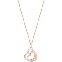 Xenox Damen-Kette Herz 925 Sterling Silber rosé Zirkonia 45cm XS3423R Xenox Damen-Kette Herz 925 Sterling Silber rosé Zirkonia 45cm XS3423R