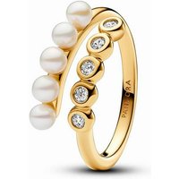 Pandora Damenring Zuchtperlen & Steine Größe 56 Gelbgold 163146C01-56 Pandora Damenring Zuchtperlen & Steine Größe 56 Gelbgold 163146C01-56