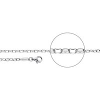 Der Kettenmacher Unisex Halskette Ankerkette 50cm Silber A1-50S Der Kettenmacher Unisex Halskette Ankerkette 50cm Silber A1-50S