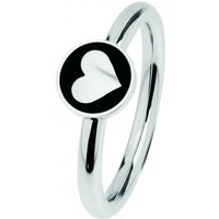 Ernstes Design Damen Statement Ring mit Herz Motiv Größe 55 Silber R480-55 Ernstes Design Damen Statement Ring mit Herz Motiv Größe 55 Silber R480-55