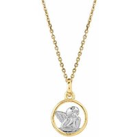 Xenox Damen Halskette mit Engel Anhänger 38cm Gold XS3500GK Xenox Damen Halskette mit Engel Anhänger 38cm Gold XS3500GK