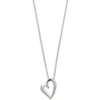 Xenox Damen Halskette Love Story mit Herz Charm Collier Silber XS2796 Herz Xenox Damen Halskette Love Story mit Herz Charm Collier Silber XS2796 Herz