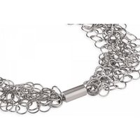 Ernstes Design Damen Halskette 7-Fach Fantasiekette Länge 50cm Silber K126 Ernstes Design Damen Halskette 7-Fach Fantasiekette Länge 50cm Silber K126