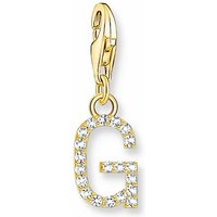 Thomas Sabo Damen Zirkonia Charm Buchstabe G Gelbgold 1970-414-14 Thomas Sabo Damen Zirkonia Charm Buchstabe G Gelbgold 1970-414-14