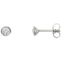 Stardiamant Damen Diamant Ohrstecker Classic Zarge Silber D622W Stardiamant Damen Diamant Ohrstecker Classic Zarge Silber D622W