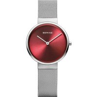 BERING Damen Quarzuhr Classic mit Milanaiseband Silber 14531-003 BERING Damen Quarzuhr Classic mit Milanaiseband Silber 14531-003