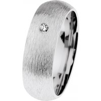 Ernstes design Damen Diamant Ring Trauring Breite 6,5 mm Größe 55 Silber R616-55 Ernstes design Damen Diamant Ring Trauring Breite 6,5 mm Größe 55 Silber R616-55