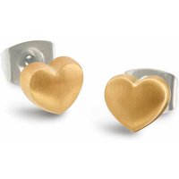 Boccia 05056-02 Ohrstecker aus gelbgoldplattiertem Rein-Titan in Herzform Boccia 05056-02 Ohrstecker aus gelbgoldplattiertem Rein-Titan in Herzform