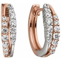 Viventy Damen Ohrringe Zirkonia Creolen Rosegold 782864 Viventy Damen Ohrringe Zirkonia Creolen Rosegold 782864