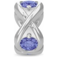 Endless Jewelry Damen Anhänger Charm Tanzania Blue Infinity Ocean Silber 41361-2 Endless Jewelry Damen Anhänger Charm Tanzania Blue Infinity Ocean Silber 41361-2