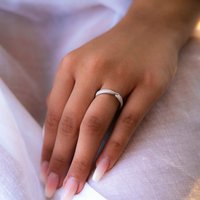 Damenring Elaine Firenze 14ct. Weißgold 55638061R/3 Damenring Elaine Firenze 14ct. Weißgold 55638061R/3