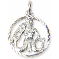 Unisex Anhänger Sternzeichen Wassermann ⌀15mm Silber 28.1240.R Unisex Anhänger Sternzeichen Wassermann ⌀15mm Silber 28.1240.R