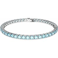 Swarovski Damen blaues Matrix Armband Größe M Silber 5648928 Swarovski Damen blaues Matrix Armband Größe M Silber 5648928