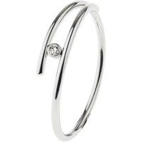 Ernstes Design Damen Ring mit umfassten Diamant Größe 54 Silber R723-54 Ernstes Design Damen Ring mit umfassten Diamant Größe 54 Silber R723-54