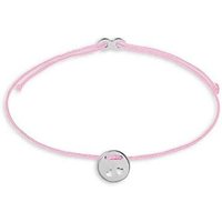 Xenox Damen Armband Crazy Daisy Herzen Coin mit rosa Nylonband Silber XS1683 Xenox Damen Armband Crazy Daisy Herzen Coin mit rosa Nylonband Silber XS1683