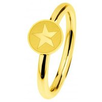 Ernstes Design Damen Ring mit Stern Motiv Größe 55 Gold R487 Ernstes Design Damen Ring mit Stern Motiv Größe 55 Gold R487