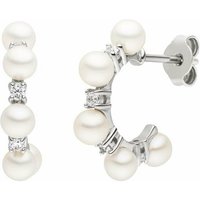 Viventy Damen Halbcreole mit Perlen 925/Sterling Silber 785134 Viventy Damen Halbcreole mit Perlen 925/Sterling Silber 785134