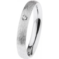 Ernstes Design Damen Diamant Ring Trauring Breite 3,5 mm Größe 55 Silber R613-55 Ernstes Design Damen Diamant Ring Trauring Breite 3,5 mm Größe 55 Silber R613-55