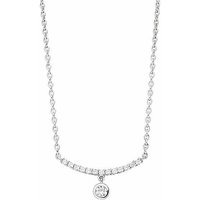 Viventy Damen Zirkonia Collier Silber 784778 Viventy Damen Zirkonia Collier Silber 784778
