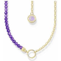 Thomas Sabo Damen Halskette Carrier mit Amethyst Perlen 45cm Gelbgold KE2190-427… Thomas Sabo Damen Halskette Carrier mit Amethyst Perlen 45cm Gelbgold KE2190-427…