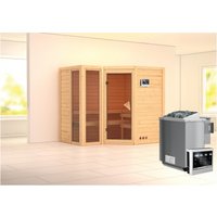 Demmelhuber Aktion 16% Rabatt auf Massivholzsauna AMARA 236 x 184 cm