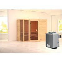 Demmelhuber Aktion 15% Rabatt auf Massivholzsauna AMARA 236 x 184 cm