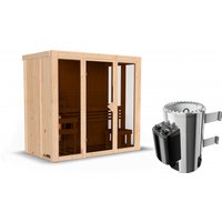 Demmelhuber Sauna IRAVA 2 216 x 122 m 36 kW Ofen integr Steuerung