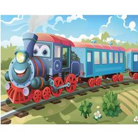 Walltastic Traintastic Wall Mural
