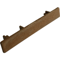 Teak Amber End Cap