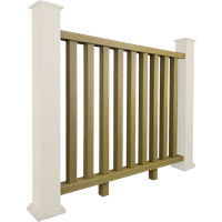 Composite Balustrade Railing - Savanna 1.2m