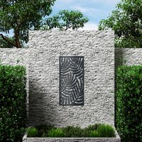 Composite Trellis Garden Screen - Areca Anthracite 1200 x 600