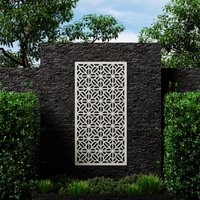 Composite Trellis Garden Screen - Mosaic Ivory 1800 x 900
