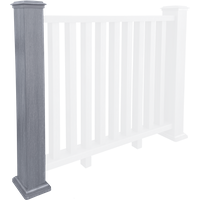 Composite Balustrade Post - Pearl